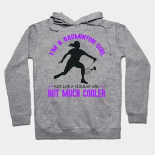 Badminton Girl Hoodie